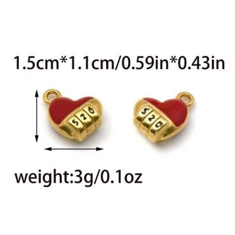 1 Piece 304 Stainless Steel Lipstick Letter House Pendant DIY Ornament Accessories - Tp0963-02 | Fashion jewellery | Divine Aura Jewels