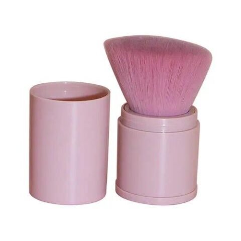 Cute Solid Color Synthetic Fibre Makeup Brushes - Pink-Flat Head | Fashion jewellery | Divine Aura Jewels