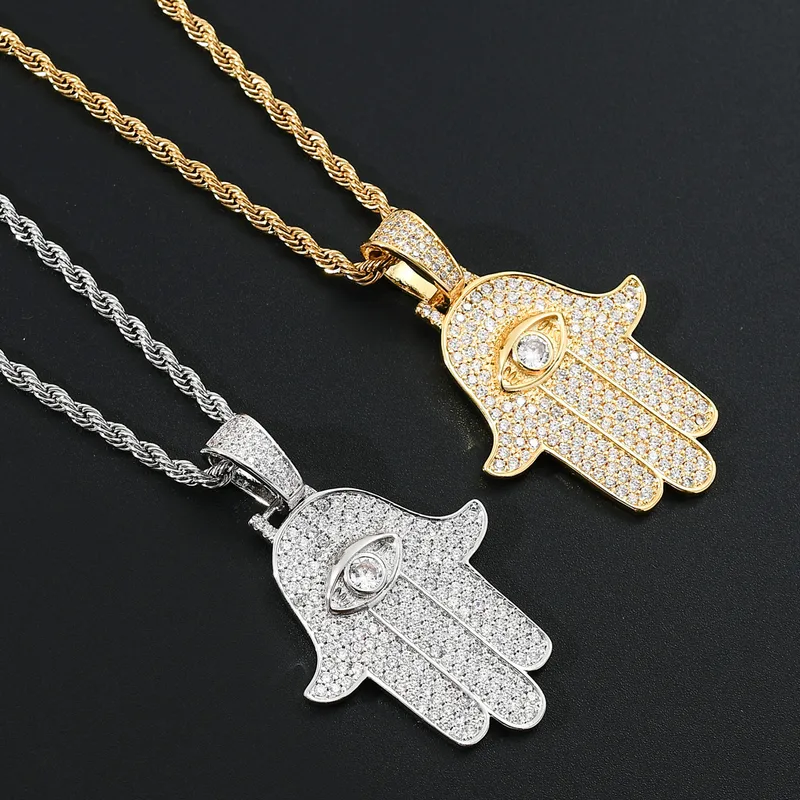 Hamsa Pendant Necklace