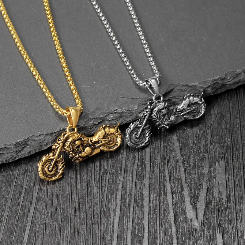 Ghost Rider Motorcycle Pendant